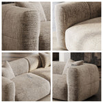 Load image into Gallery viewer, ABC Home Light Luxury Fabric Cloud Shaped Sofa set for Livingroom
