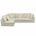 Load image into Gallery viewer, ABC Home Light Luxury Linen Fabric Tofu-block Shaped Sofa set for Livingroom
