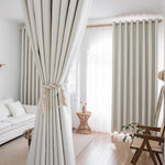 Load image into Gallery viewer, 2 Panels 100% Blackout Curtains for Living Room Thermal Insulated Bedroom Darkening Drapes for Basics Room Window
