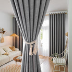 Load image into Gallery viewer, 2 Panels 100% Blackout Curtains for Living Room Thermal Insulated Bedroom Darkening Drapes for Basics Room Window
