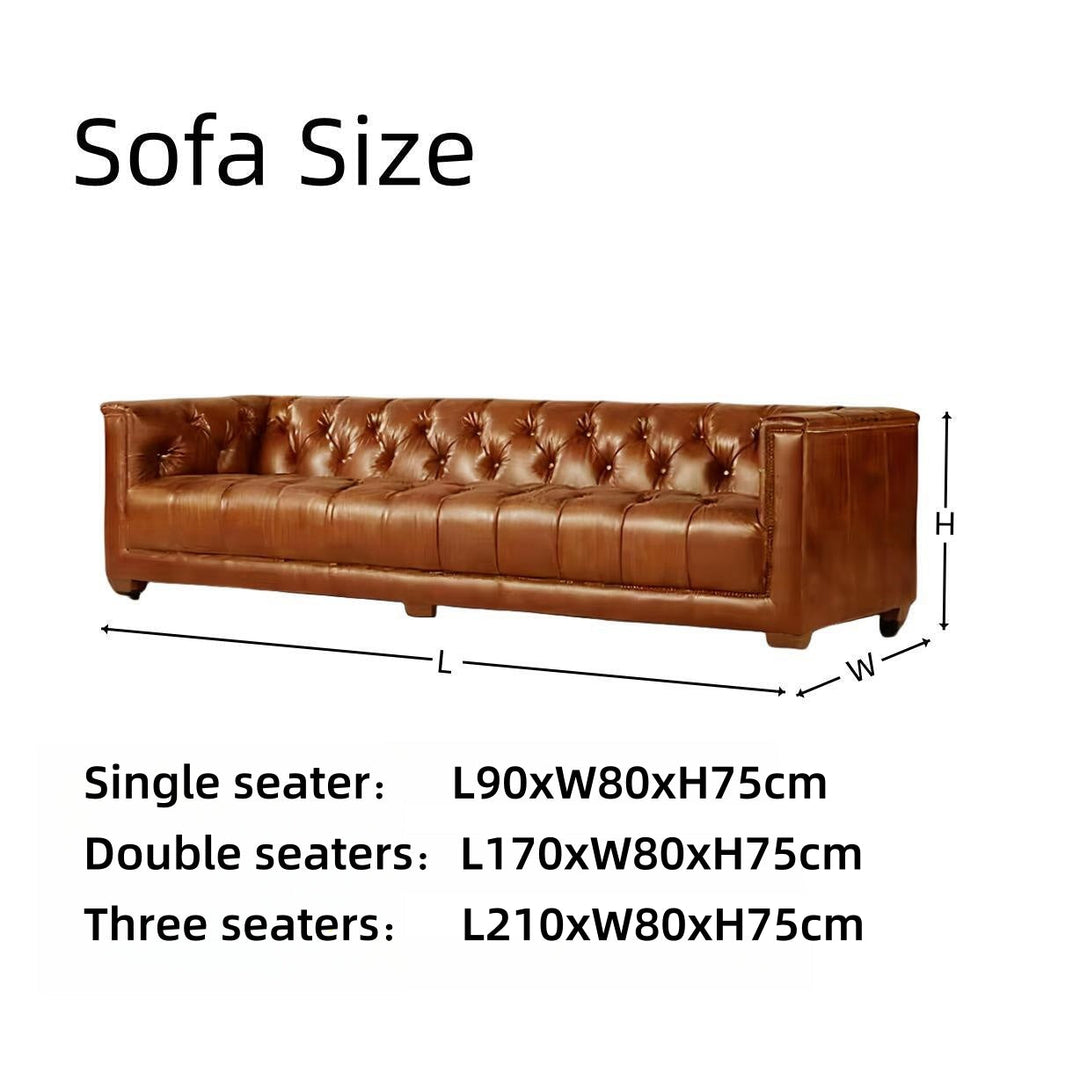 ABC Home Modern PU Leather Sofa Set for Living Room,Office
