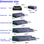Load image into Gallery viewer, ABC Home Fleece Fabric Overstuffed Multifunction Cloud shaped Sofa Chair set for Livingroom Office
