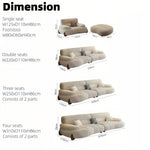 Load image into Gallery viewer, ABC Home Light Luxury Fabric Cloud Shaped Sofa set for Livingroom
