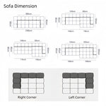 Load image into Gallery viewer, ABC Home Fleece Fabric Overstuffed Multifunction Cloud shaped Sofa Chair set for Livingroom Office
